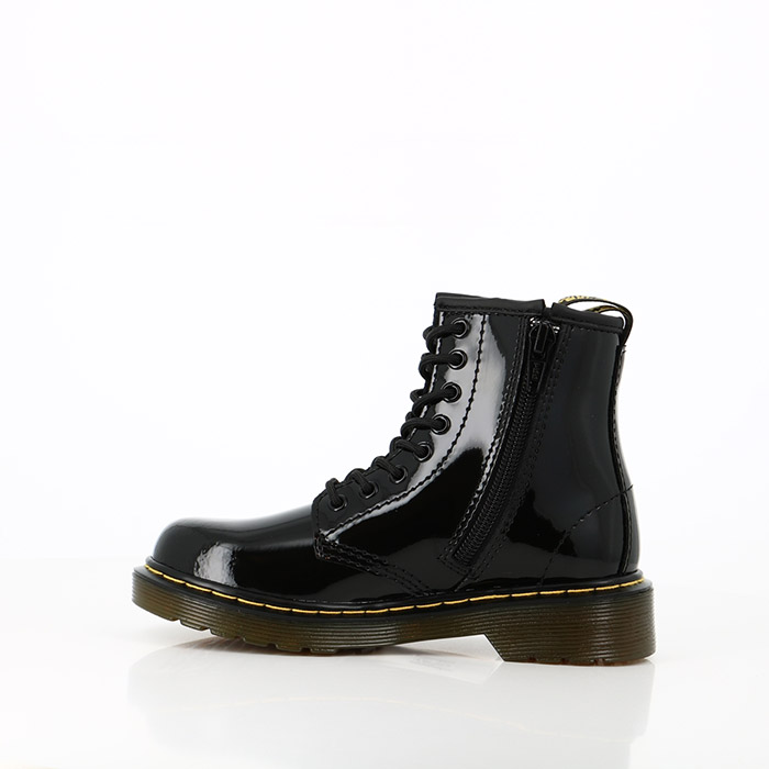 Dr martens chaussures dr martens enfant boots 1460 cuir verni junior black noir1142601_3