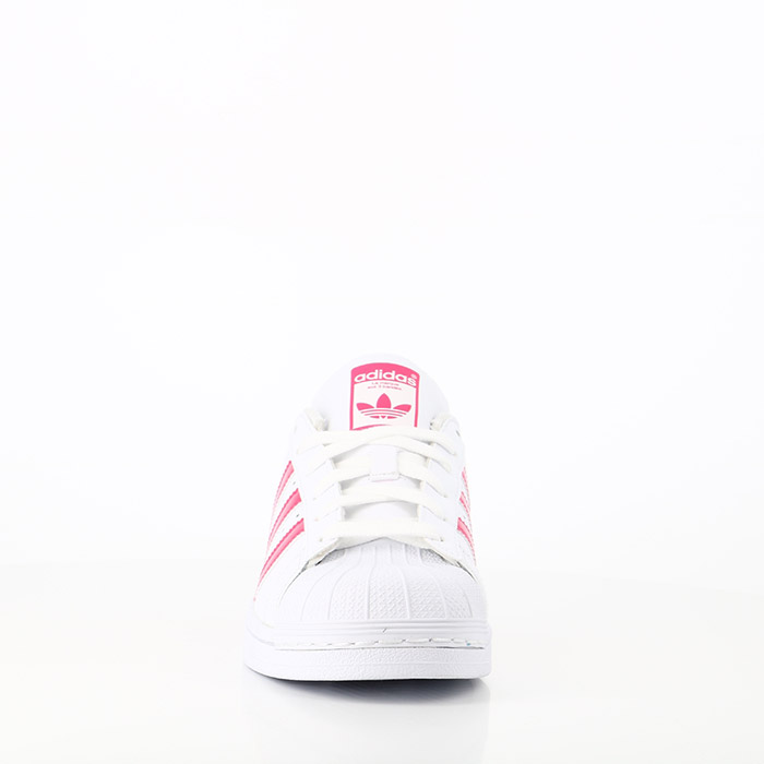 Adidas chaussures adidas superstar rose brillant blanc blanc1154901_4
