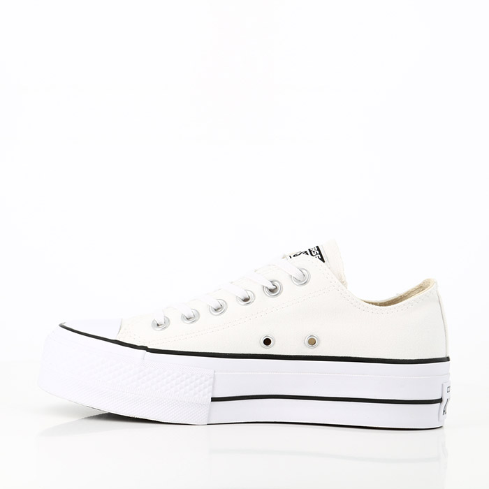 Converse chaussures converse chuck taylor all star lift canvas low top white black white blanc1159301_3