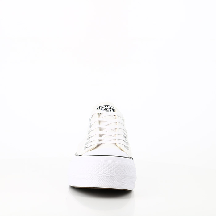Converse chaussures converse chuck taylor all star lift canvas low top white black white blanc1159301_4
