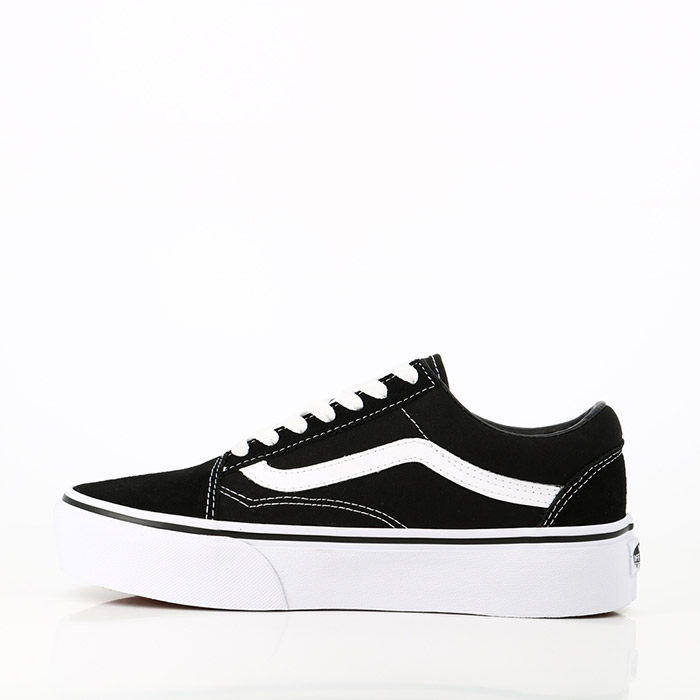 Vans chaussures vans old skool platform black white noir1164401_3