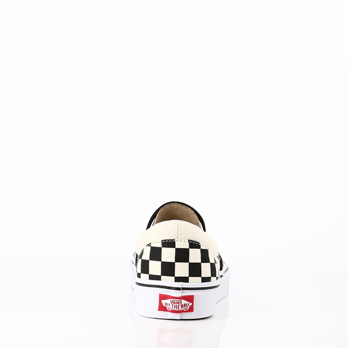 Vans chaussures vans classic slip on black white checkerboarder white noir1167901_3