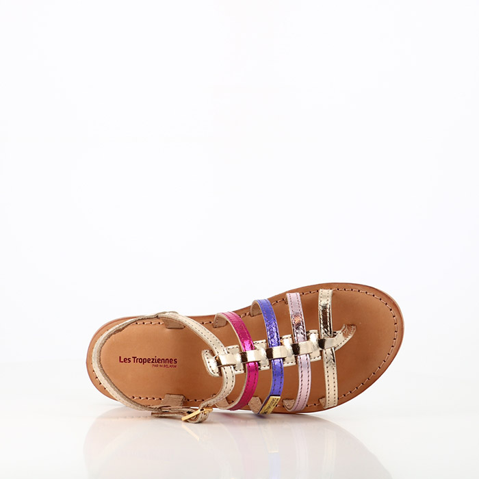 Les tropeziennes chaussures les tropeziennes enfant hirson or multi blanc or1178001_4