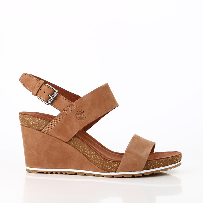 Timberland chaussures timberland capri sunset strap sandal rust nubuck marron