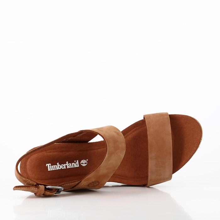 Timberland chaussures timberland capri sunset strap sandal rust nubuck marron1197001_2