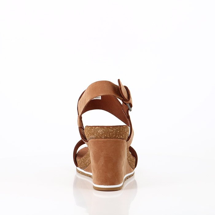 Timberland chaussures timberland capri sunset strap sandal rust nubuck marron1197001_3