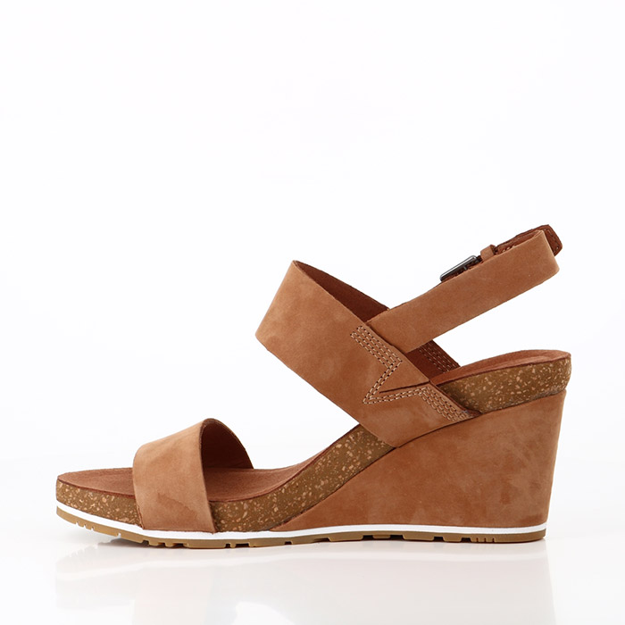 Timberland chaussures timberland capri sunset strap sandal rust nubuck marron1197001_4