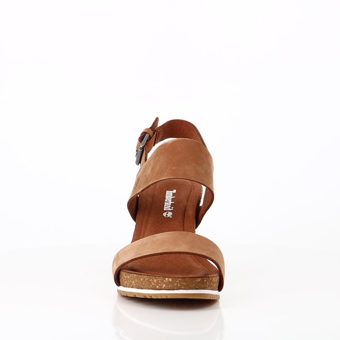 Timberland chaussures timberland capri sunset strap sandal rust nubuck marron1197001_5