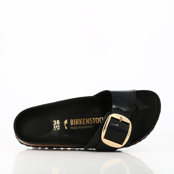 Birkenstock chaussures birkenstock madrid big buckle vernis noir hex noir1199701_3