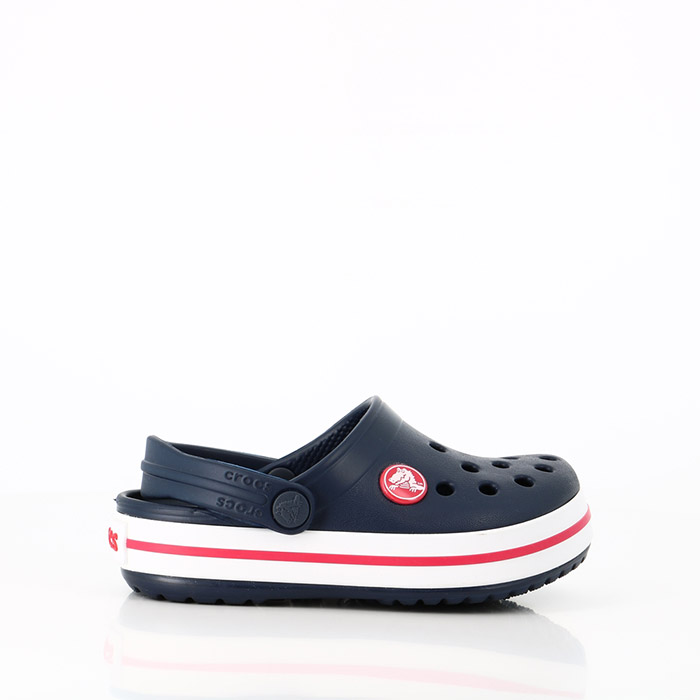 Crocs chaussures crocs bebe crocband clog k navy red bleu