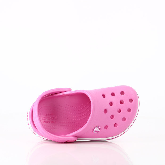 Crocs chaussures crocs bebe crocband clog k party pink rose1209301_5