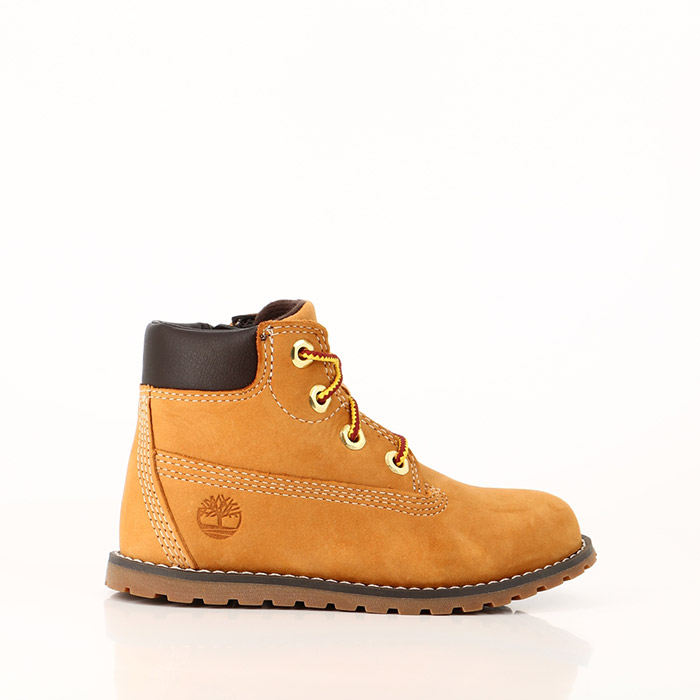 Timberland chaussures timberland bebe 6 inch boot pokey pine jaune marron