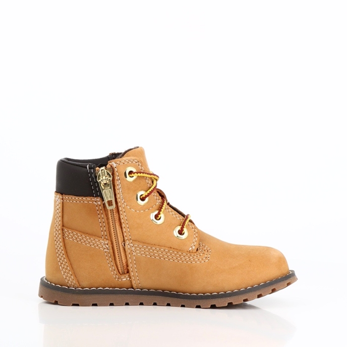 Timberland chaussures timberland enfant 6 inch boot pokey pine jaune marron