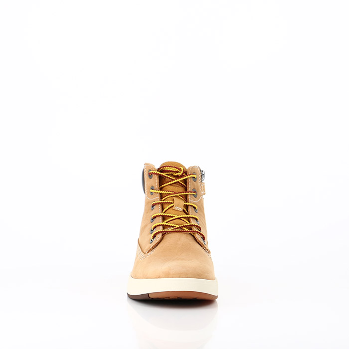 Timberland chaussures timberland enfant 6 inch boot davis square jaune marron1240501_4