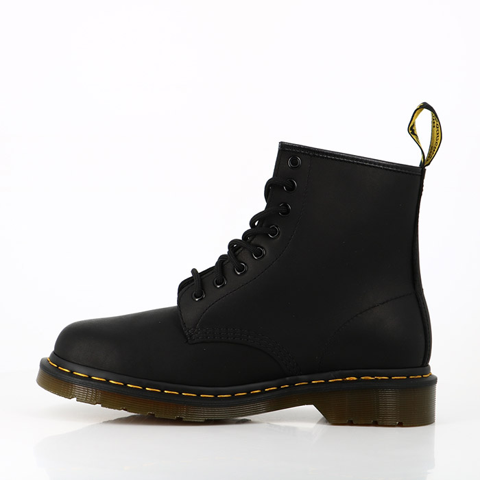 Dr martens chaussures dr martens 1460 greasy black noir1247801_3