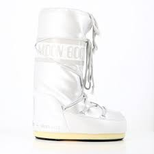 Moon boot chaussures moon boot vinile met white argent