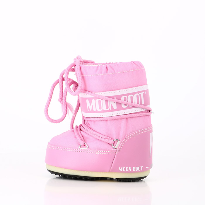 Moon boot chaussures moon boot bebe mini nylon pink rose1253701_3