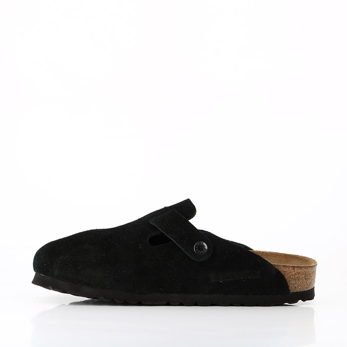 Nice Shoes Birkenstock birkenstock boston sfb suede black noir