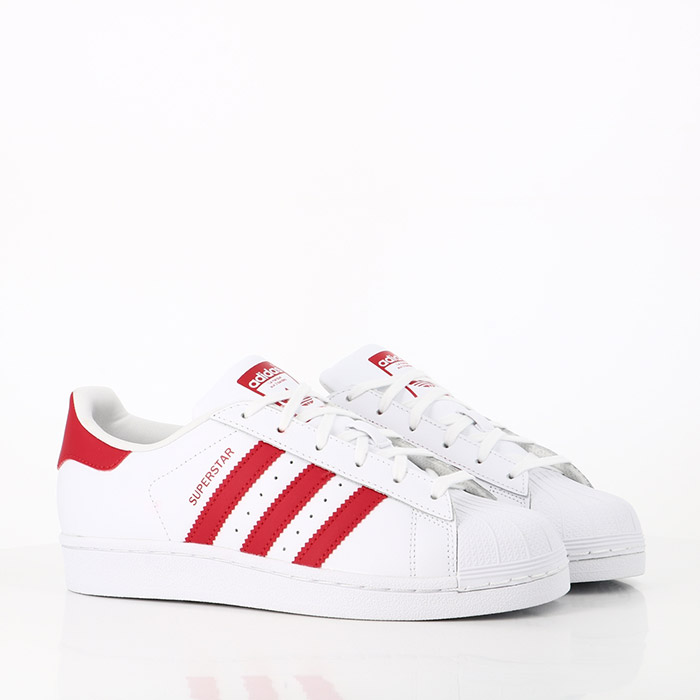 Adidas chaussures adidas superstar blanc rouge rouge1267301_2