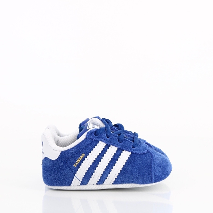 Adidas chaussures adidas bebe gazelle crib bleu blanc or bleu