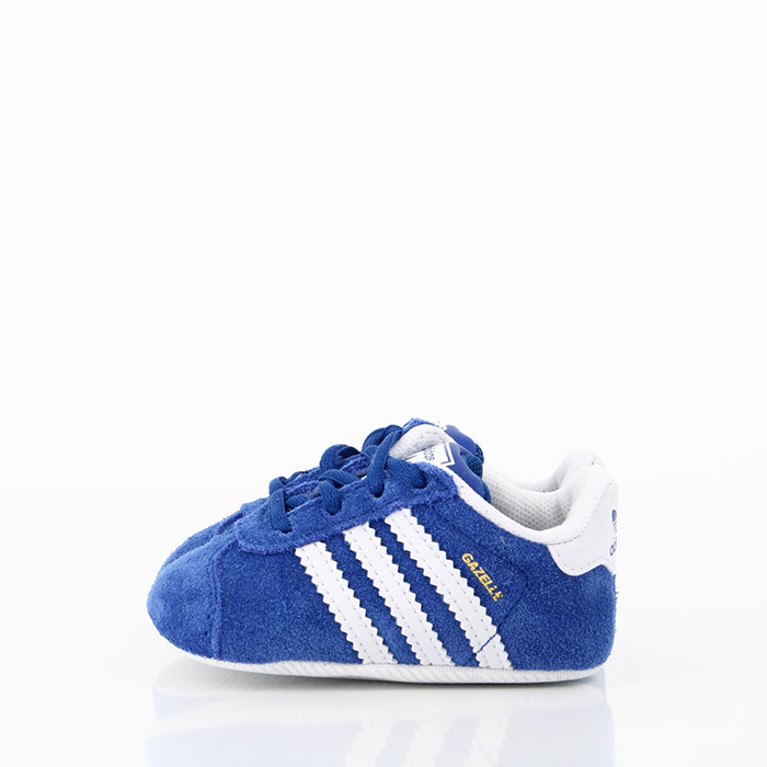 Adidas chaussures adidas bebe gazelle crib bleu blanc or bleu1267701_4