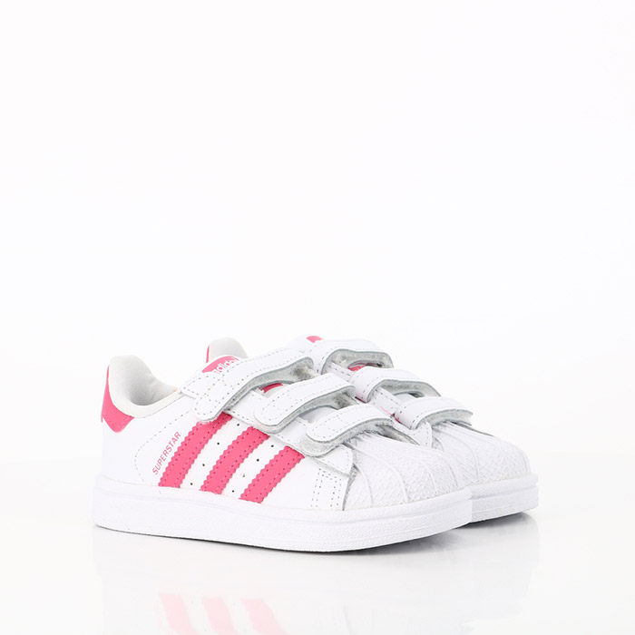 Adidas chaussures adidas enfant scratch superstar blanc rose rose1268701_2