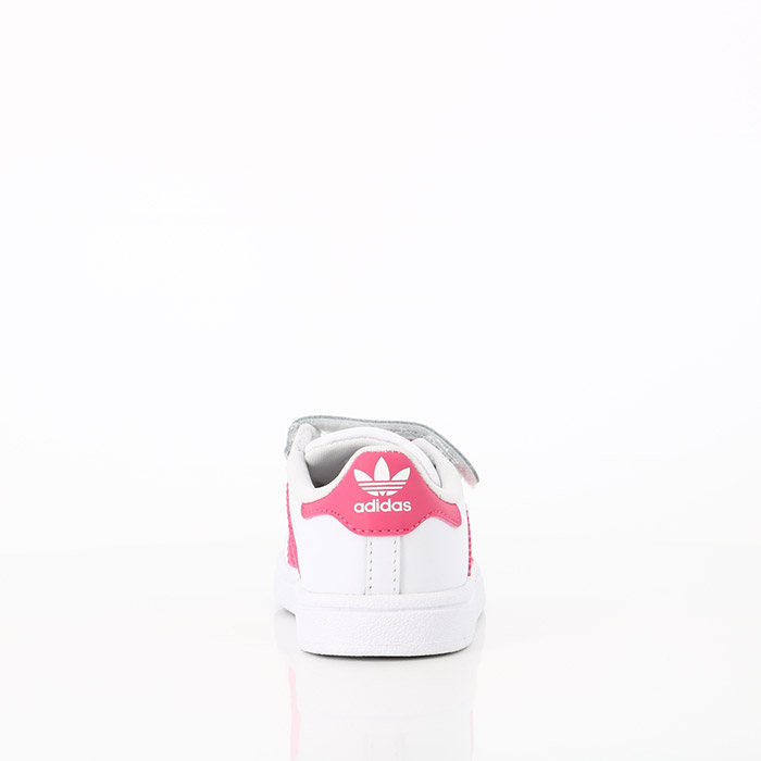 Adidas chaussures adidas enfant scratch superstar blanc rose rose1268701_3