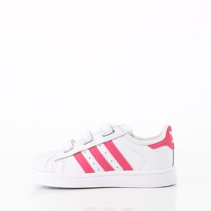 Adidas chaussures adidas enfant scratch superstar blanc rose rose1268701_4