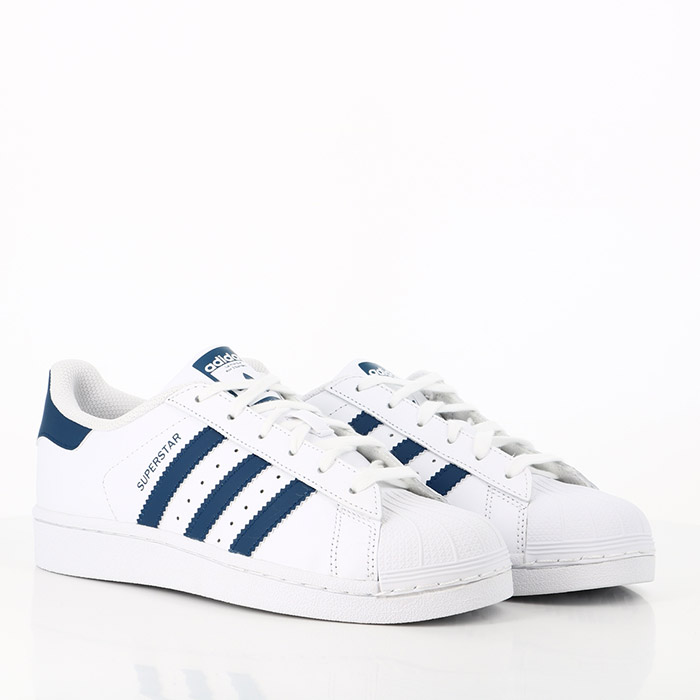 Adidas chaussures adidas superstar blanc blanc bleu fonce bleu1273601_2