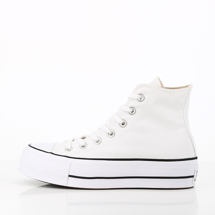 Converse chaussures converse chuck taylor all star lift high top white black white blanc1279701_4