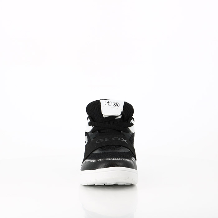 Geox chaussures geox enfant j xled b. black white noir1288601_5