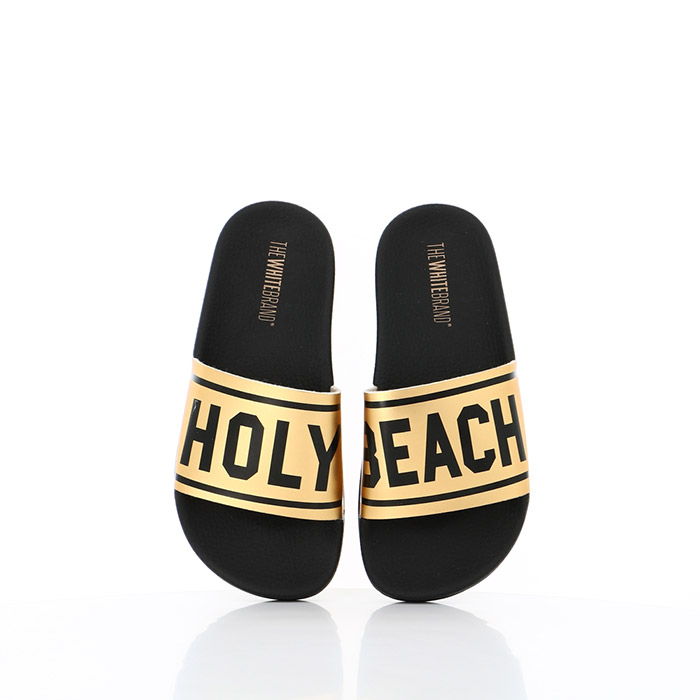 The white brand chaussures the white brand enfant holy beach metallic gold or