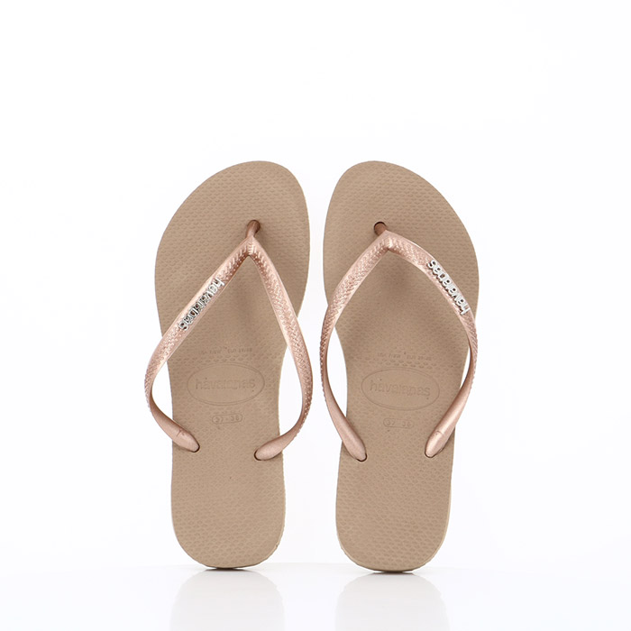 Havaianas chaussures logometallicrosegoldrosegold rose