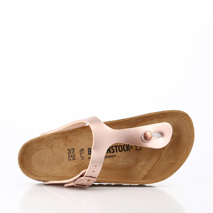 Birkenstock chaussures birkenstock gizeh electric metallic copper rose1311101_3