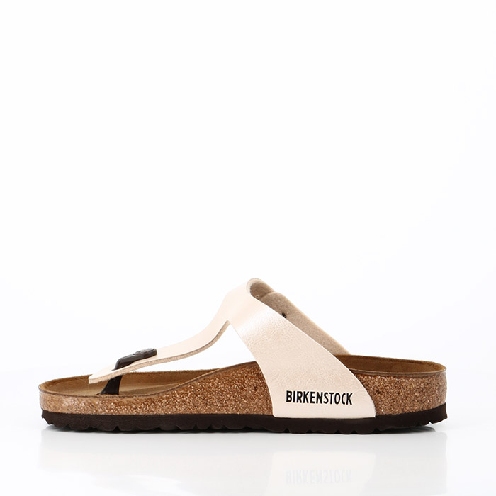 Birkenstock chaussures birkenstock gizeh graceful pearl white blanc1311301_4