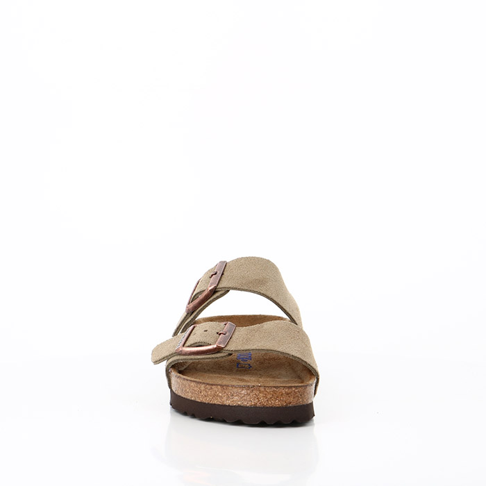 Birkenstock chaussures birkenstock arizona sfb cuir suede taupe marron1321201_5