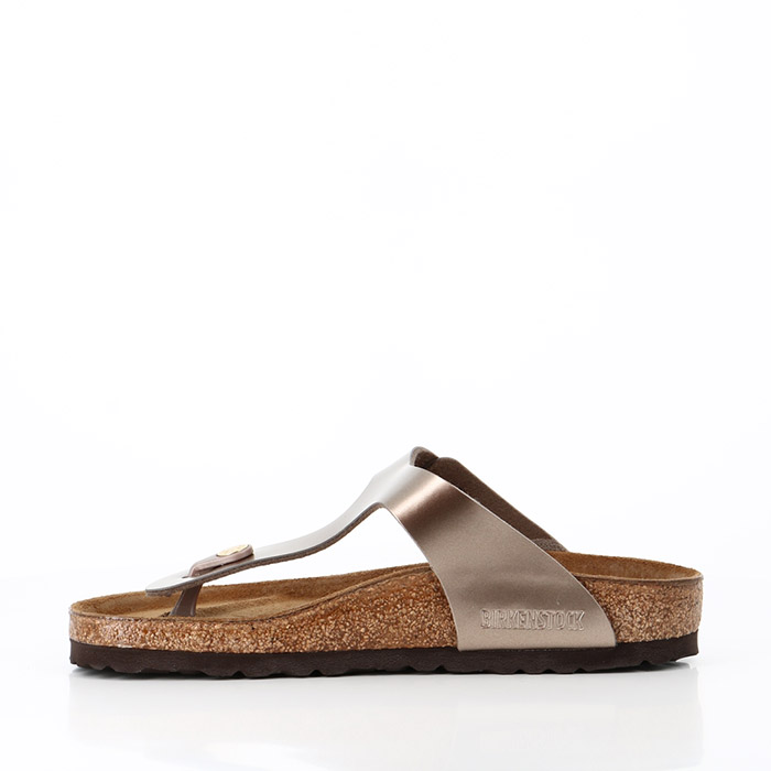 Birkenstock chaussures birkenstock gizeh electric metallic taupe or1321301_4