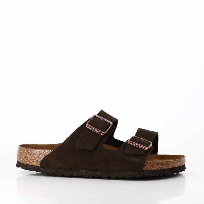 Birkenstock chaussures birkenstock arizona sfb suede mocha marron