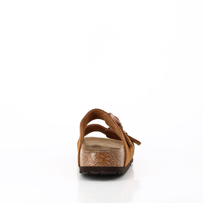 Birkenstock chaussures birkenstock arizona sfb cuir suede mink marron1322901_4