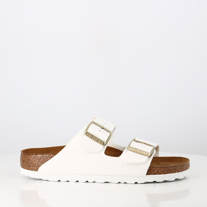 Birkenstock chaussures birkenstock arizona vernis blanc blanc