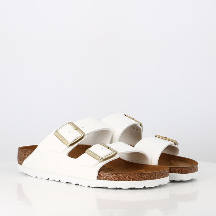 Birkenstock chaussures birkenstock arizona vernis blanc blanc1323101_2