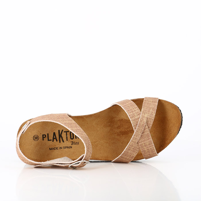 Plakton chaussures plakton so final rafia arena 5 beige1328701_3