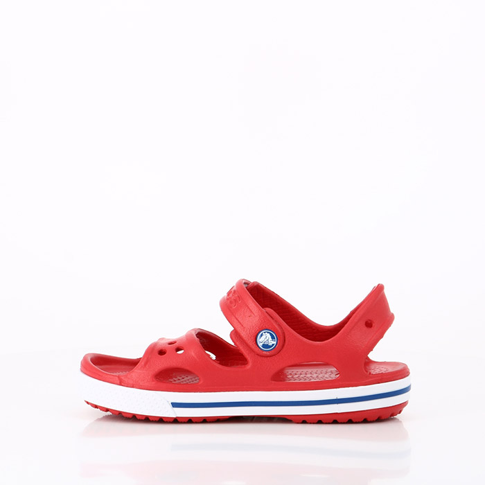 Crocs chaussures crocs crocband ii sandal ps pepper blue jean rouge1341101_4