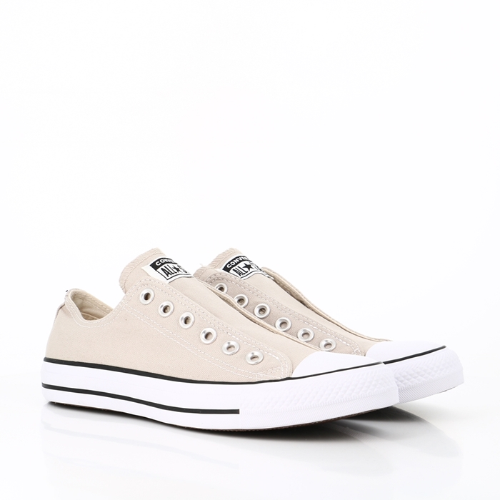 Converse chaussures converse chuck taylor all star slip papyrus white black beige