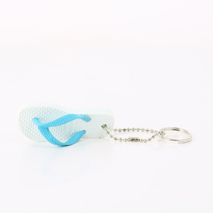 Havaianas accessoires havaianas keyring white blue bleu