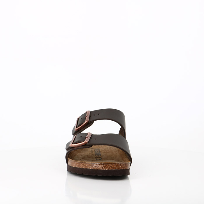 Birkenstock chaussures birkenstock arizona cuir dark brown marron1346201_4