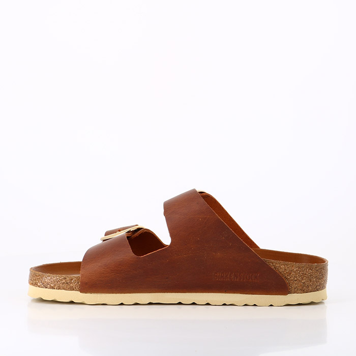 Birkenstock chaussures birkenstock arizona big buckle leoi cognac marron1347401_4