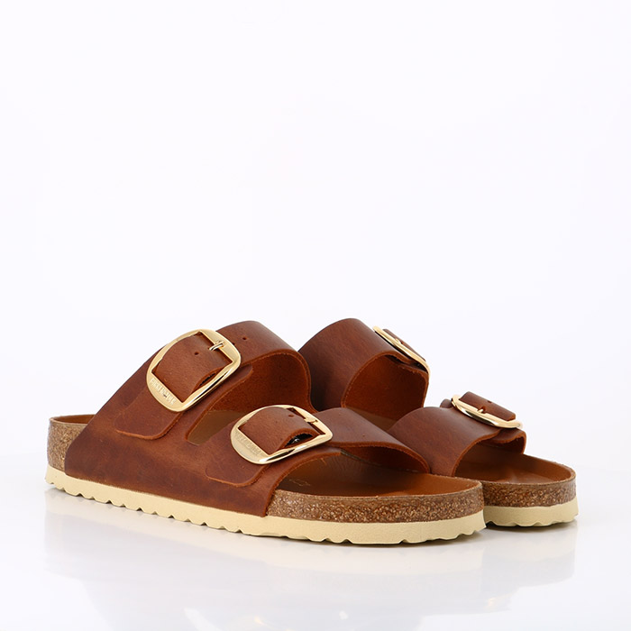 Birkenstock chaussures birkenstock arizona big buckle leoi cognac marron1347401_6