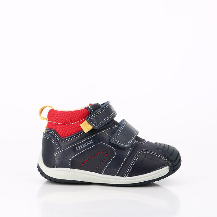 Geox chaussures geox bebe toledo navy red bleu