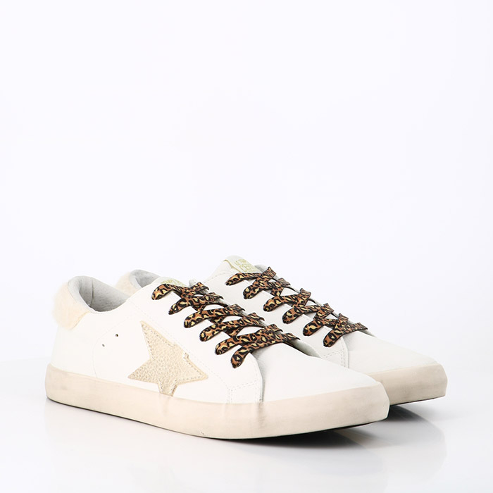 Le temps des cerises chaussures le temps des cerises city h19 leo white blanc1364801_2